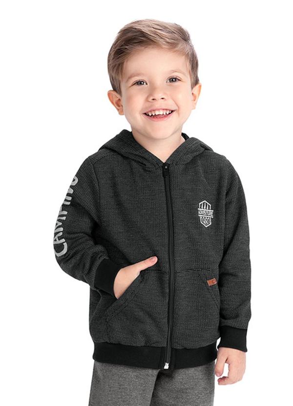 Alenice - Jaqueta Aventura Menino Preto