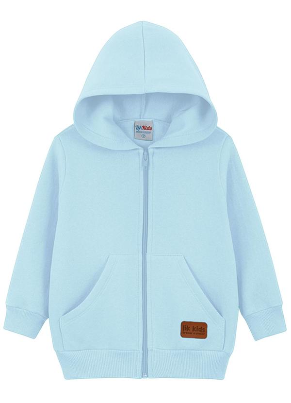 Lik Kids - Jaqueta Avulsa em Moletom 2 Cabos Azul