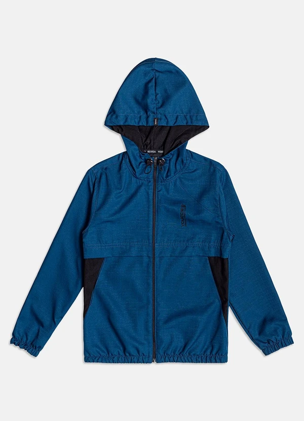 Youccie - Jaqueta Azul com Capuz Azul