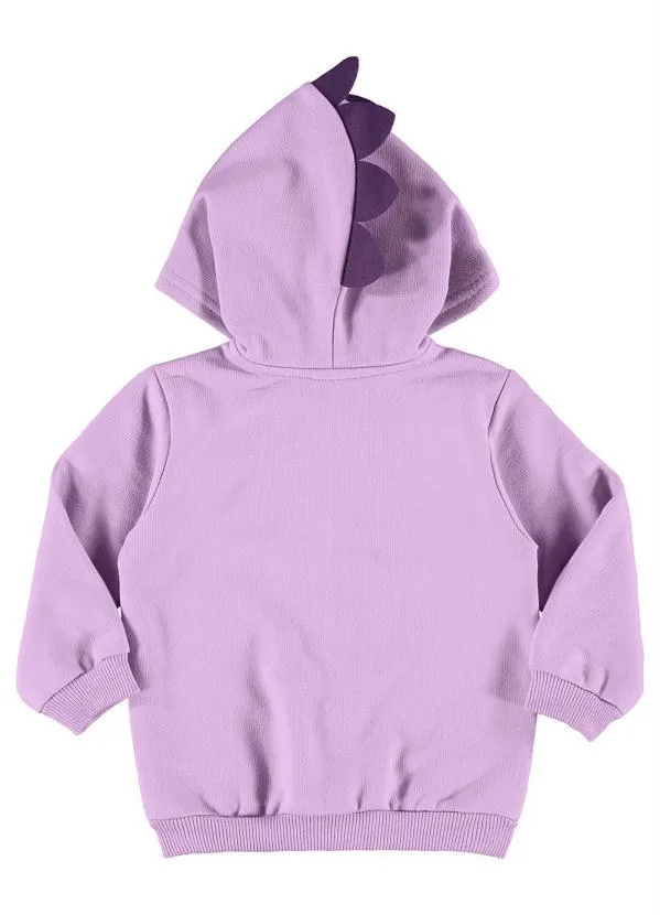 Quimby - Jaqueta Básica Bebê Moletom Roxo 2
