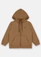 Up Baby - Jaqueta em Moletom Infantil Menino Marrom - variação: Marrom