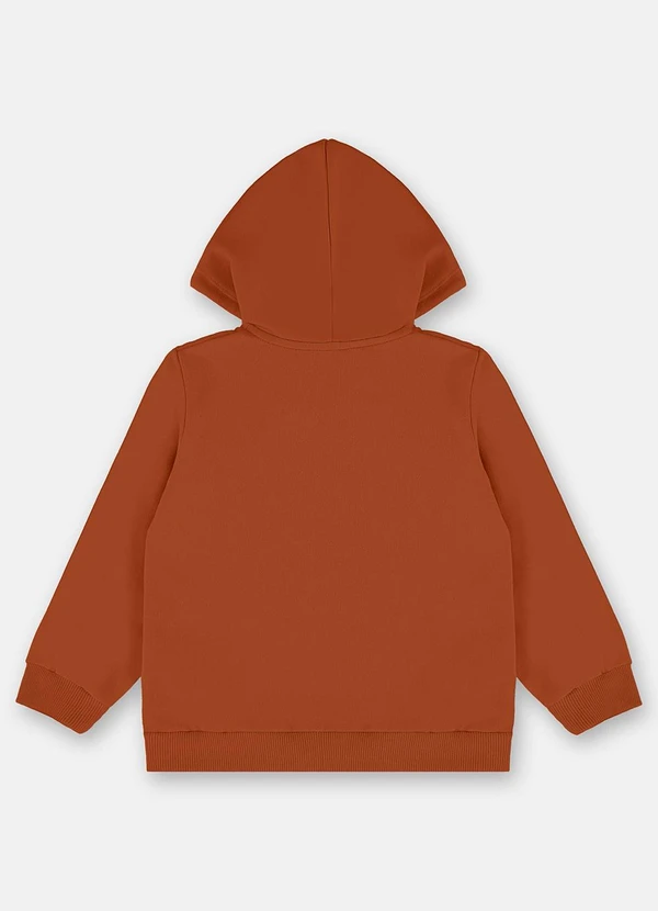 Up Baby - Jaqueta Básica em Moletom Menino Marrom 2