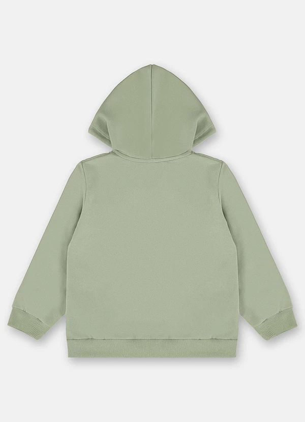 Up Baby - Jaqueta Básica em Moletom Menino Verde 2