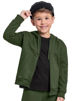 Quimby - Jaqueta Básica para Menino Verde - QUIMBY
