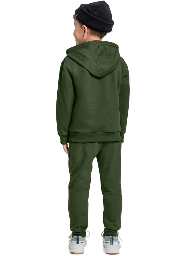 Quimby - Jaqueta Básica para Menino Verde 4