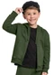 Quimby - Jaqueta Básica para Menino Marrom - variação: Verde