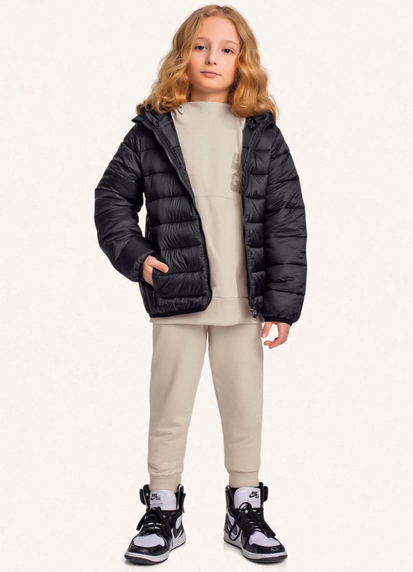 Fakini Kids - Jaqueta C/Capuz Preto 3