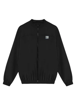 Ddk - Jaqueta com Bolso Zíper e Recortes Preto - DDK