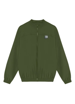 Ddk - Jaqueta com Bolso Zíper e Recortes Verde - DDK