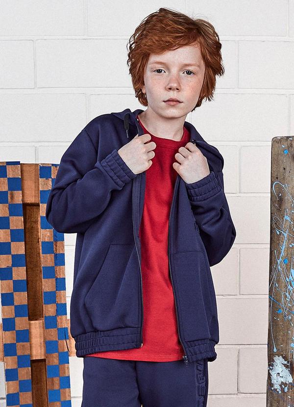 Youccie - Jaqueta com Capuz Azul