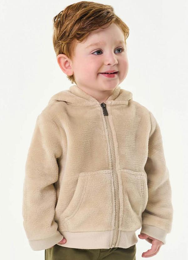 Trick Nick - Jaqueta com Capuz Bege