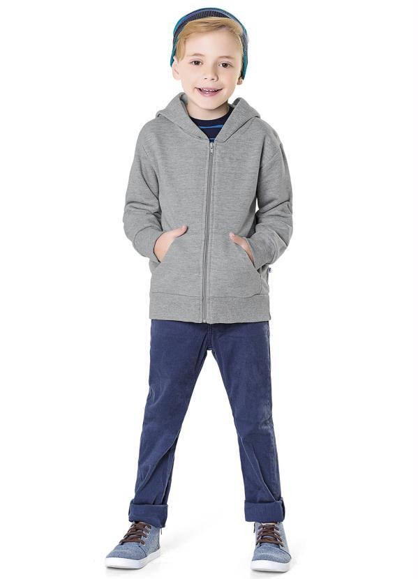 Fakini Kids - Jaqueta com Capuz Cinza Every Day 3
