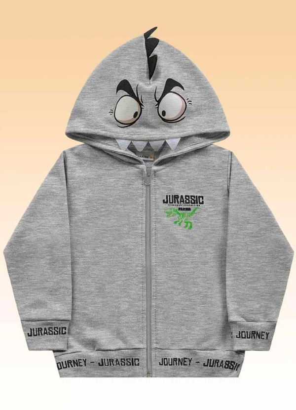 Fakini Kids - Jaqueta com Capuz Cinza