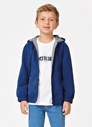 Trick Nick - Jaqueta com Capuz Infantil Masculino Azul - TRICK NICK