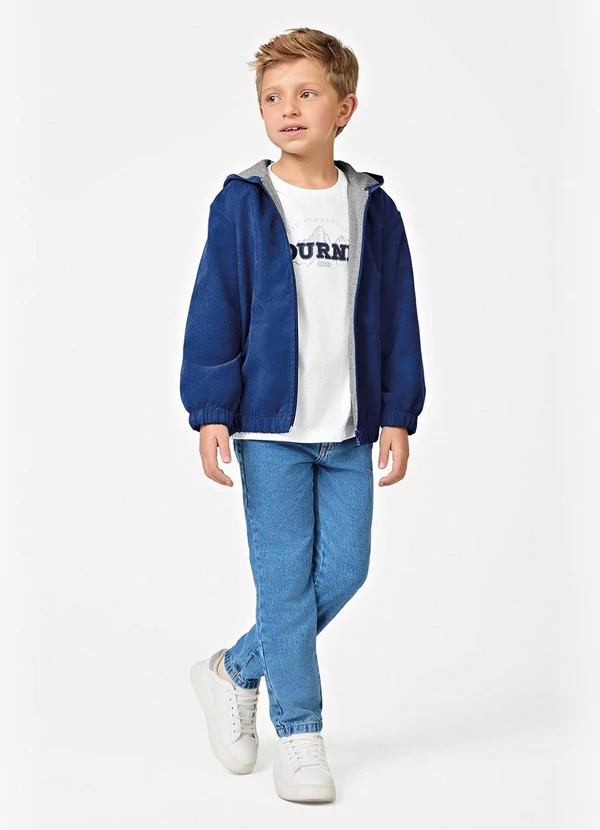 Trick Nick - Jaqueta com Capuz Infantil Masculino Azul 3