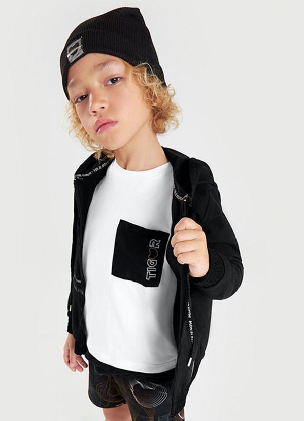 Tigor T Tigre - Jaqueta com Capuz Menino Infantil Preto 1
