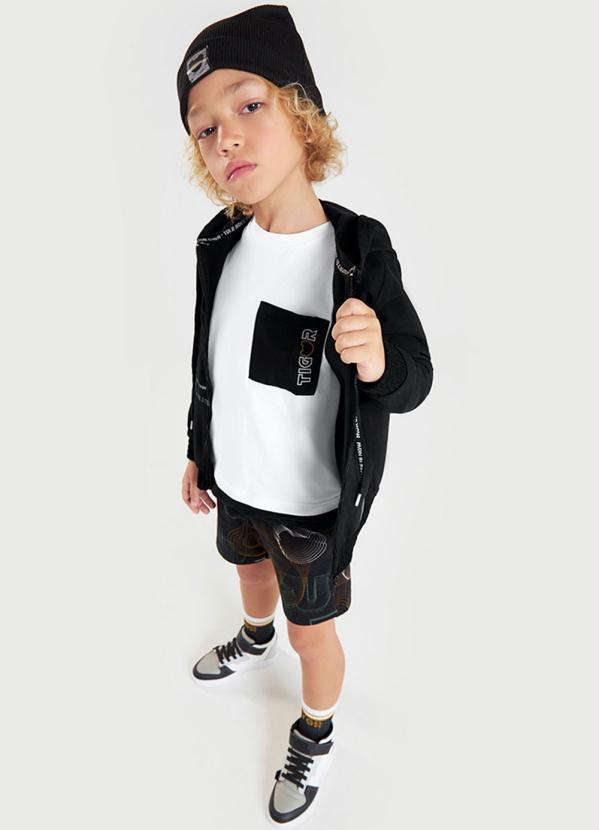 Tigor T Tigre - Jaqueta com Capuz Menino Infantil Preto 2
