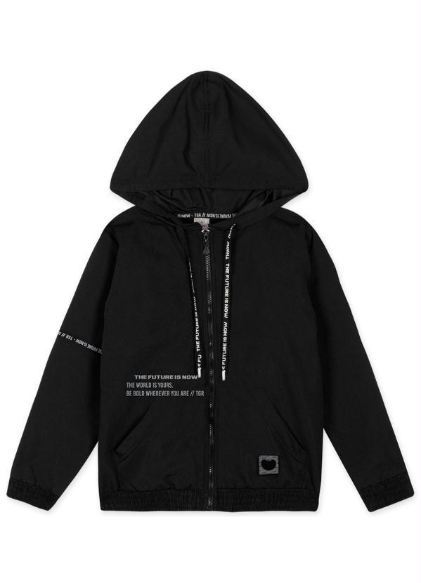 Tigor T Tigre - Jaqueta com Capuz Menino Infantil Preto 3