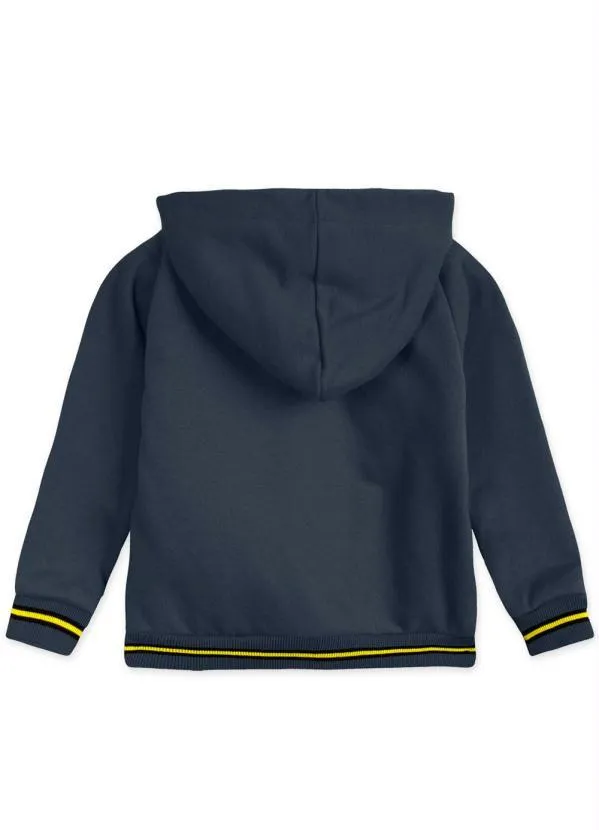 Marisol - Jaqueta com Capuz Moletom Menino Azul 2