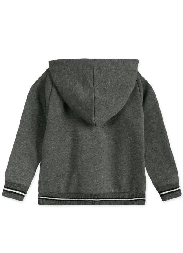 Marisol - Jaqueta com Capuz Moletom Menino Cinza 2