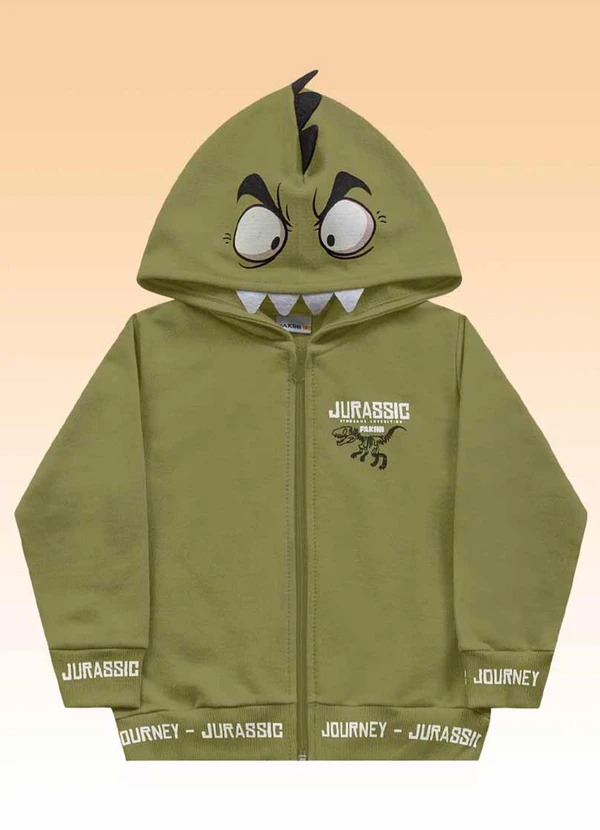 Fakini Kids - Jaqueta com Capuz Verde 2