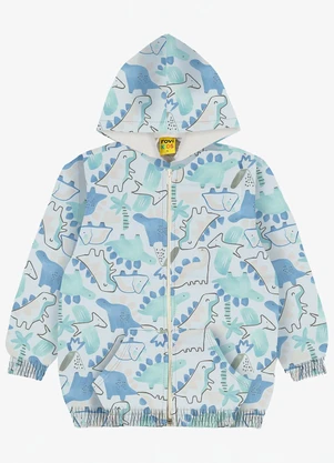 Rovi Kids - Jaqueta Corta-Vento em Meia Malha Azul - ROVI KIDS