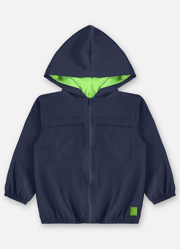 Up Baby - Jaqueta Corta Vento Infantil Azul
