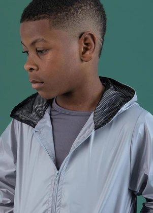 Soft Bonni - Jaqueta Corta Vento Infantil Cinza - SOFT BONNI