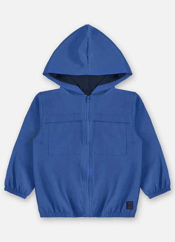 Up Baby - Jaqueta Corta Vento Infantil Menino Azul