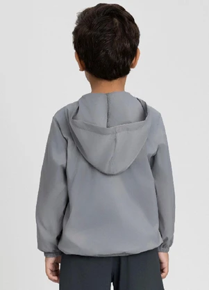 Jaqueta Corta-Vento para Menino Up Baby Cinza - UP BABY