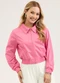 Cativa - Jaqueta Corta Vento  Branco - variação: Rosa