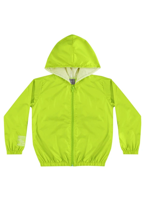 Quimby - Jaqueta Corta Vento Unissex Verde