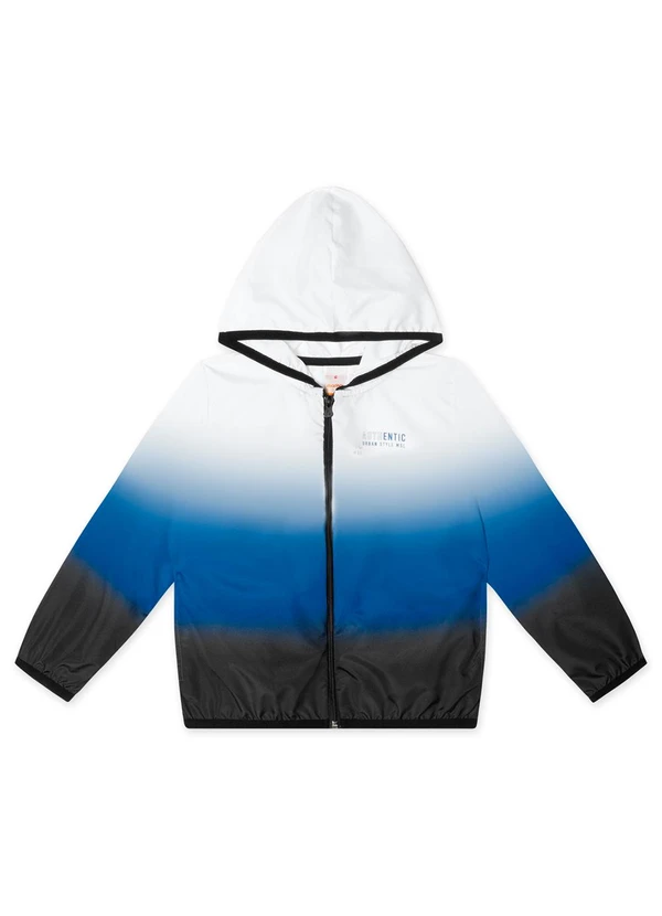 Marisol - Jaqueta Degradê com Capuz Infantil Azul 3