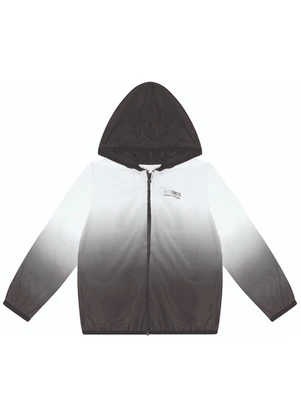 Marisol - Jaqueta Degradê com Capuz Preto - MARISOL