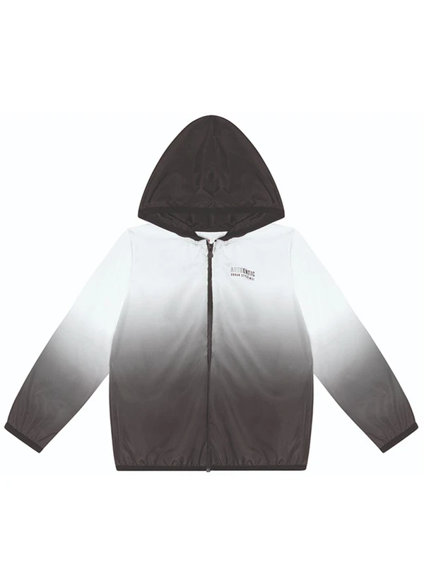 Marisol - Jaqueta Degradê com Capuz Preto