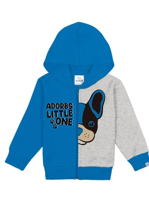 Abrange - Jaqueta Dog Baby Azul - ABRANGE