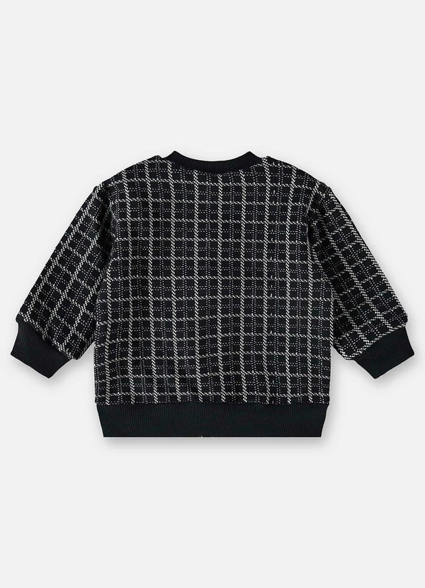 Up Baby - Jaqueta em Jacquard para Bebê Menino Preto 4