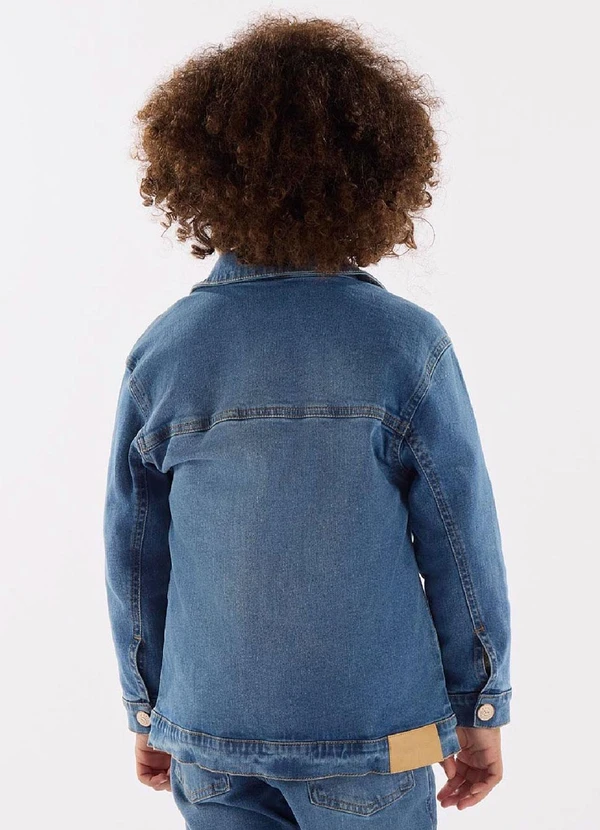 Up Baby - Jaqueta em Jeans com Elastano Azul 2