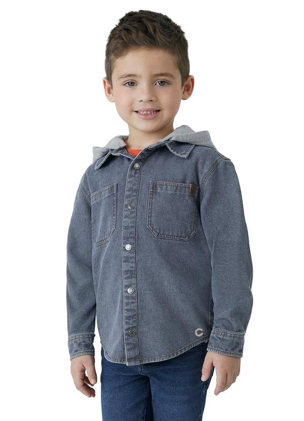 Carinhoso - Jaqueta em Jeans Leve Menino Azul 1