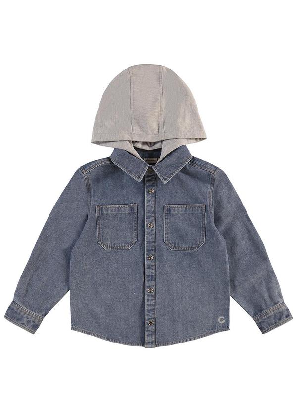 Carinhoso - Jaqueta em Jeans Leve Menino Azul 3