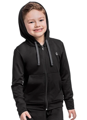 Quimby - Jaqueta em Malha Thermo para Preto - QUIMBY