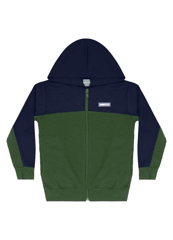 Quimby - Jaqueta em Moletom Infantil Azul