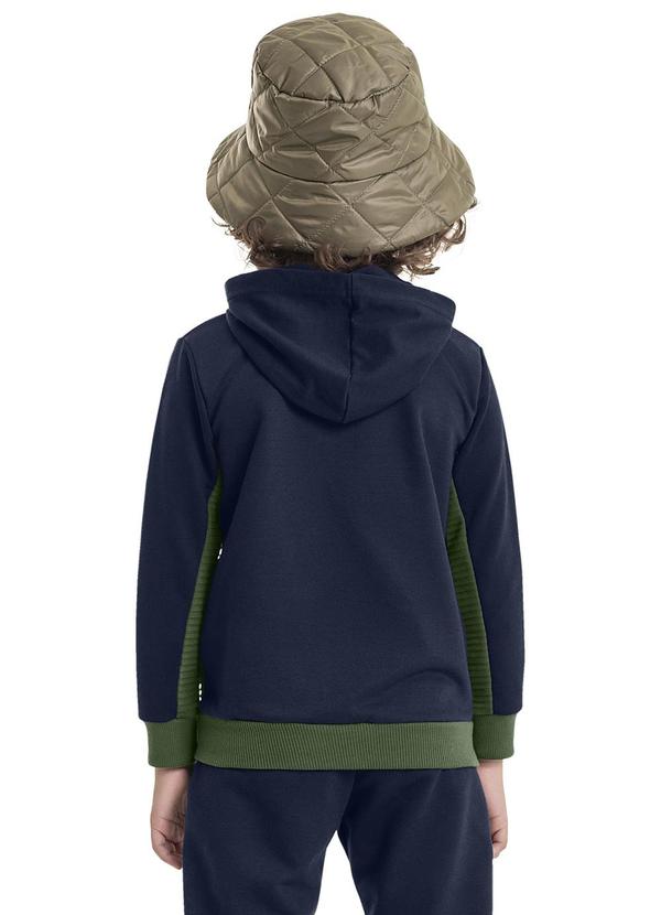 Quimby - Jaqueta em Moletom Infantil Azul 2