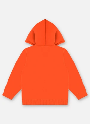 Up Baby - Jaqueta em Moletom Infantil Menino Laranja - UP BABY