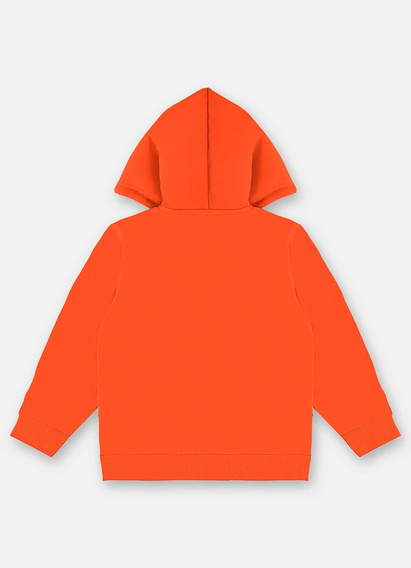 Up Baby - Jaqueta em Moletom Infantil Menino Laranja 2