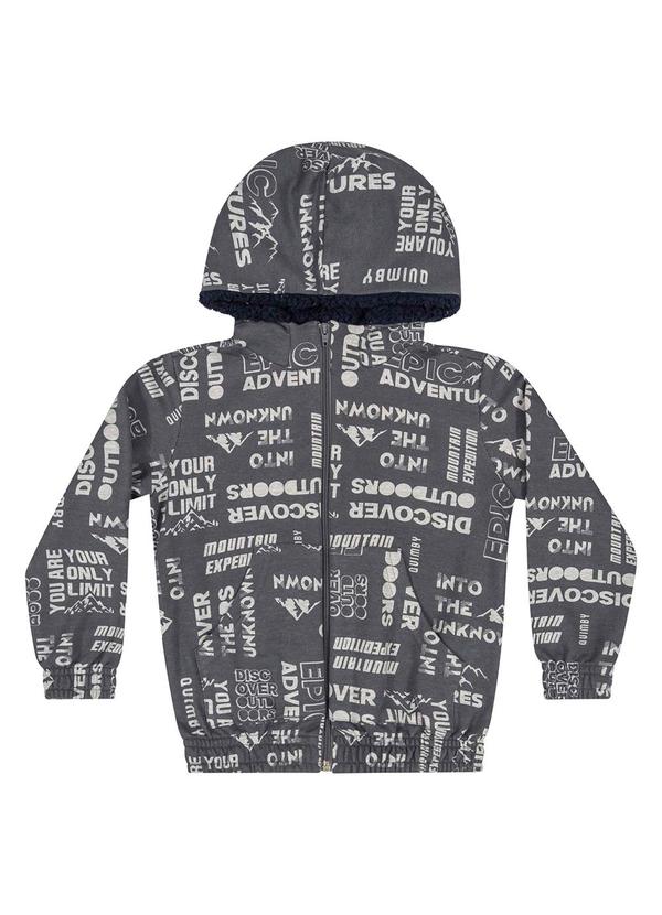 Quimby - Jaqueta em Moletom Infantil Menino Preto 5