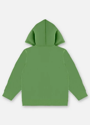 Up Baby - Jaqueta em Moletom Infantil Menino Verde - UP BABY