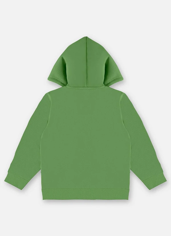 Up Baby - Jaqueta em Moletom Infantil Menino Verde 2