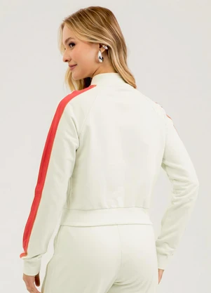 Cativa - Jaqueta em Moletom  Off White - CATIVA