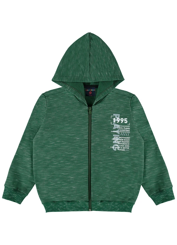 Guloseima - Jaqueta em Moletom para MeninoVerde